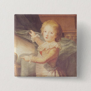Marie-Antoinette and her Children 15 Cm Square Badge