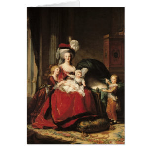 Marie-Antoinette  and her Children, 1787