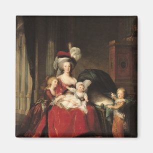Marie-Antoinette  and her Children, 1787 Magnet