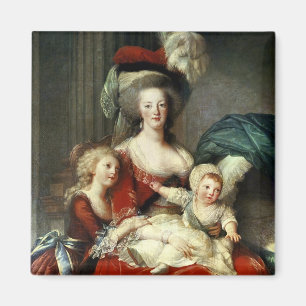 Marie-Antoinette  and her Four Children, 1787 Magnet