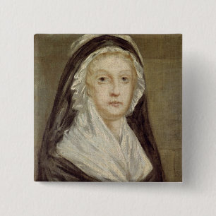 Marie Antoinette  at the Conciergerie 15 Cm Square Badge