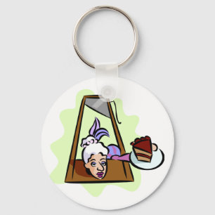 Marie Antoinette at the Guillotine Key Ring