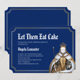 Marie Antoinette Birthday Brunch Party Invitation