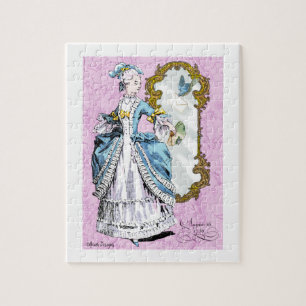 Marie Antoinette & Bluebird Jigsaw Puzzle