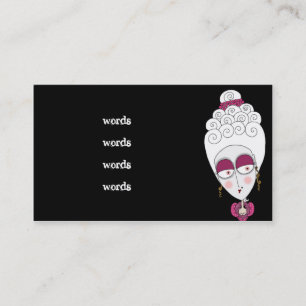 Marie Antoinette Business Card
