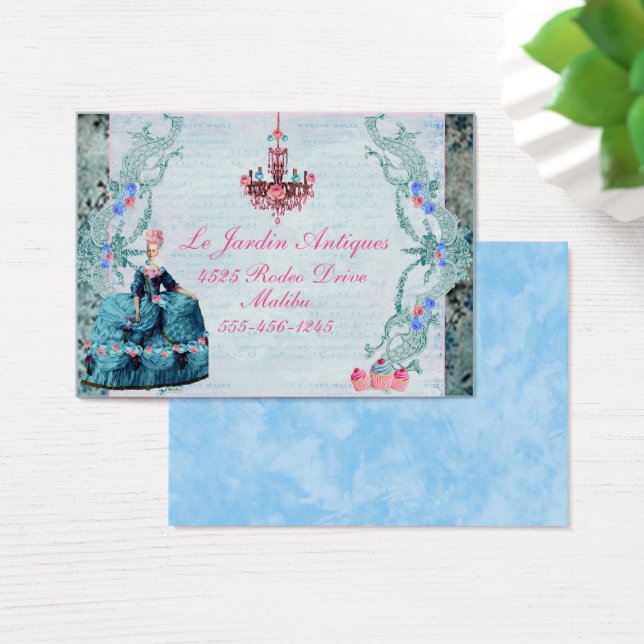 Marie Antoinette business cards (Desk)
