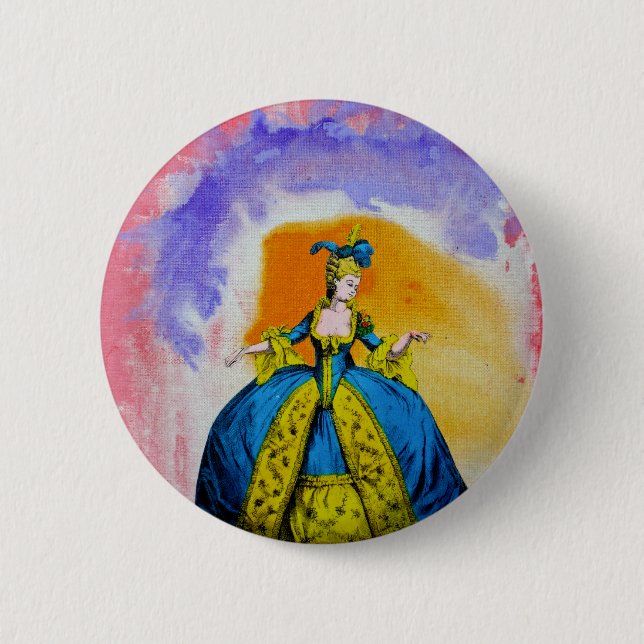 Marie Antoinette by Michael Moffa 6 Cm Round Badge (Front)