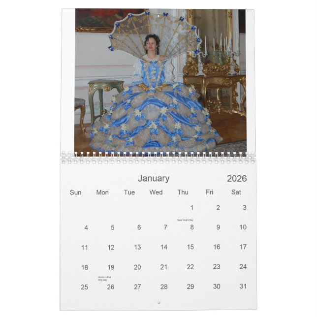 marie antoinette calendar (Jan 2026)