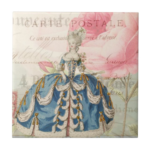 Marie Antoinette Ceramic Tile (Front)