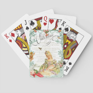 Marie Antoinette & Cupid Playing Cards