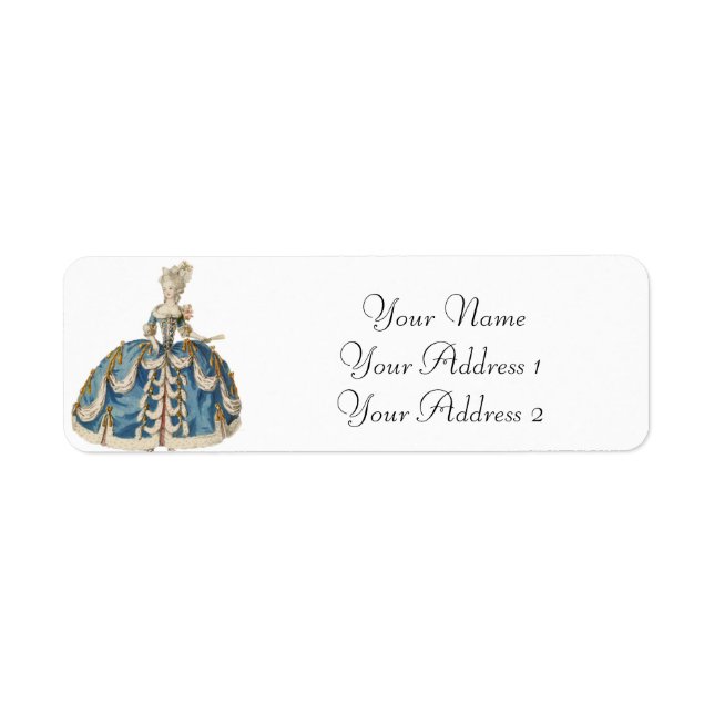 Marie Antoinette Custom Address Labels (Front)
