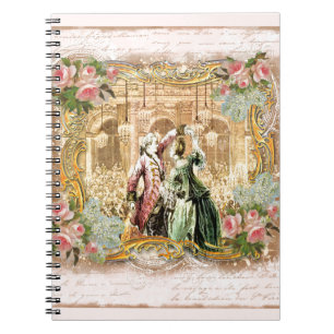 Marie Antoinette Dance Versailles in Pink Notebook