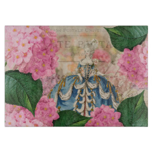 Marie Antoinette Decorative Glass Cutting Board