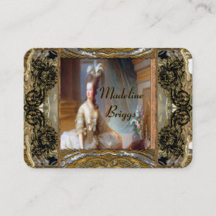 Marie Antoinette Elegant Professional Business Card