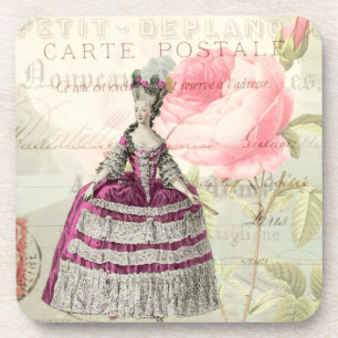 Marie Antoinette French Accent Coasters Set
