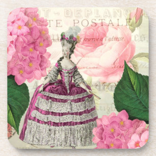 Marie Antoinette French Accent Coasters Set
