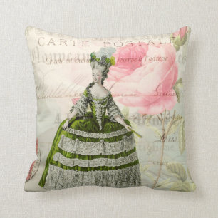 Marie Antoinette French Accent Throw Pillow