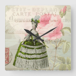 Marie Antoinette French Accent Wall Clock