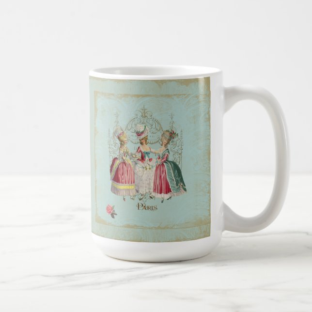Marie Antoinette French Paris Ladies Coffee Mug (Right)