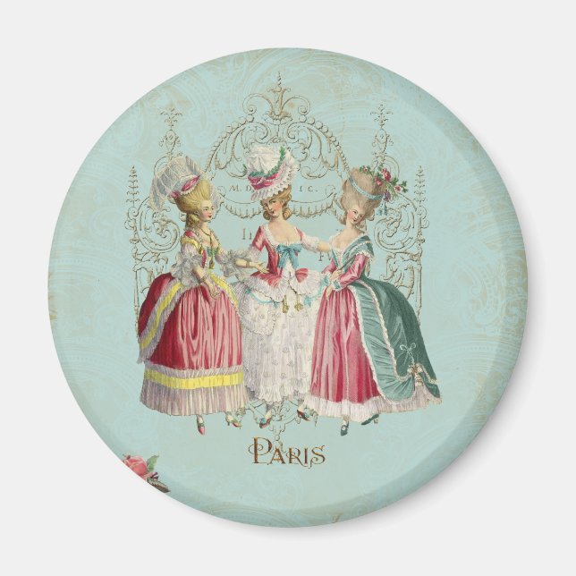 Marie Antoinette French Paris Ladies Magnet (Front)