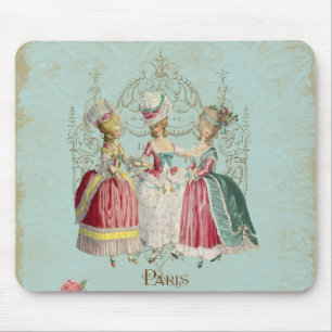 Marie Antoinette French Paris Ladies Mouse Mat