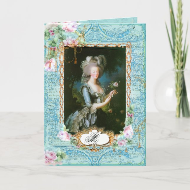 Marie Antoinette French Stationery and Cards (Front)