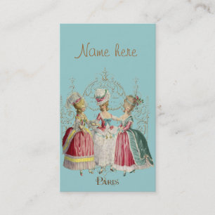 Marie Antoinette Girls Business Card