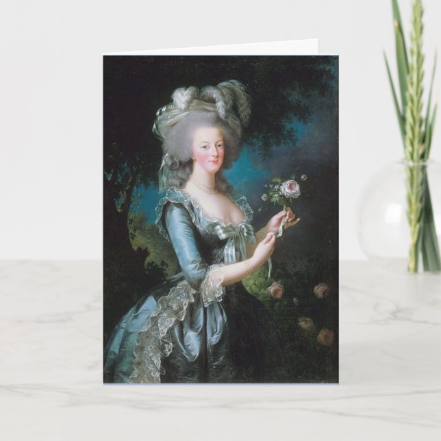 Marie Antoinette Greeting Card (Front)