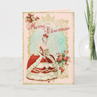 Marie Antoinette  Greeting Card Christmas Rose