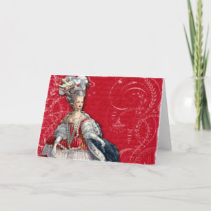 Marie Antoinette Holiday Card