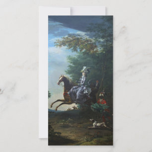 Marie Antoinette Hunting by Louis Auguste Brun