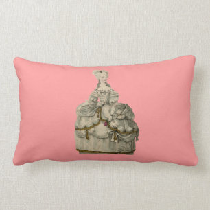 Marie Antoinette in Extravagant Dress Pillow 13x21