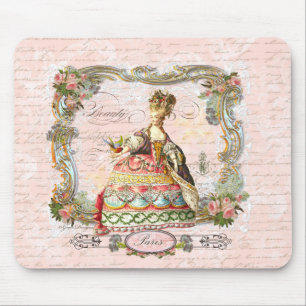 Marie Antoinette in Pink Mouse Mat