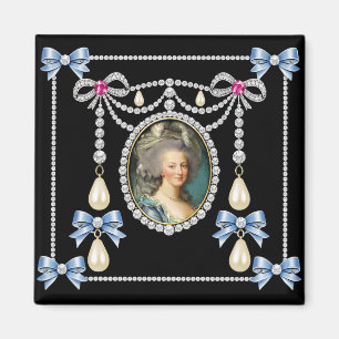 Marie Antoinette Inspired Card Queen of France  Magnet