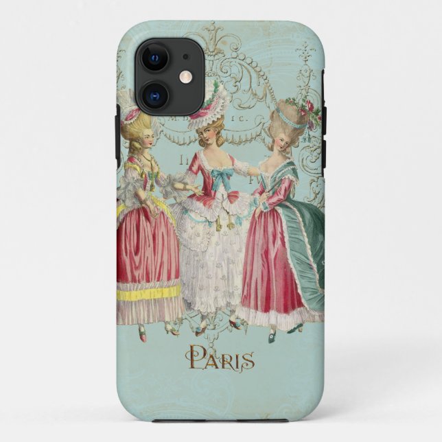 Marie Antoinette Ladies in Waiting Case-Mate iPhone Case (Back)