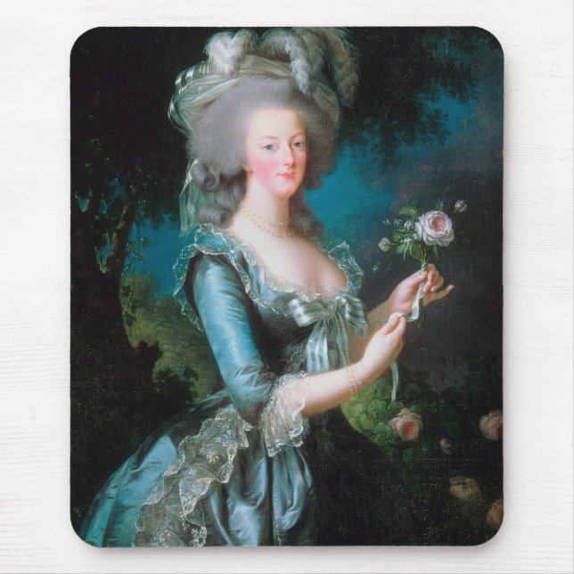 Marie Antoinette - Le Brun - Rococo Mouse Mat (Front)