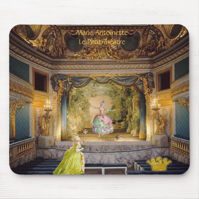 Marie Antoinette Le Petit Théâtre Mouse Mat (Front)