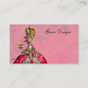Marie Antoinette Let Them Eat Cake Business Card
