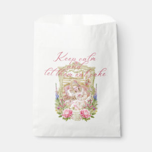 Marie Antoinette let them eat cake Favour Bags