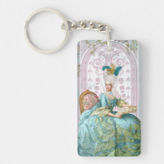 Marie Antoinette Let them Eat Cake Key Ring