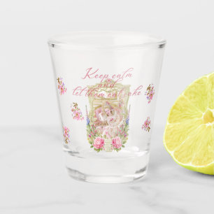 Marie Antoinette let them eat cake Shot Glass