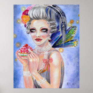 Marie Antoinette Let them eat cupcake Poster