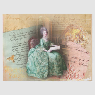 Marie Antoinette Letters Wax Seal Tissue Paper