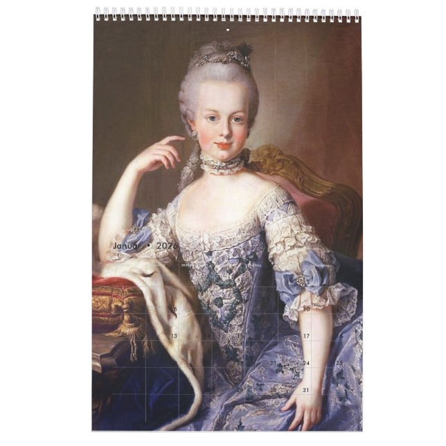 Marie-Antoinette - Marie Antoinette Calendar (Jan 2026)
