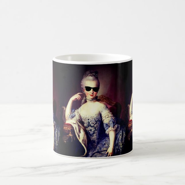 Marie-Antoinette Marie Antoinette crazy Kitsch Coffee Mug (Center)