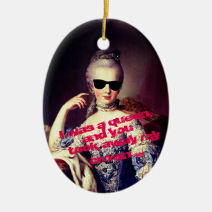 Marie-Antoinette Marie Antoinette crazy Kitsch - M Ceramic Tree Decoration