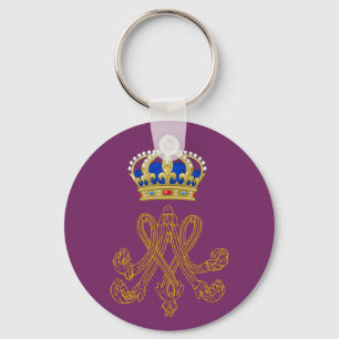 Marie Antoinette Monogram Key Ring