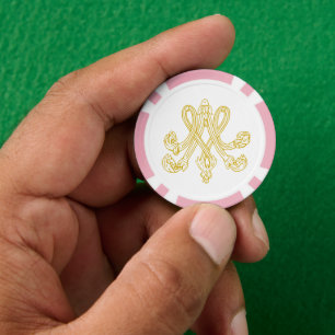 Marie Antoinette Monogram Poker Chips