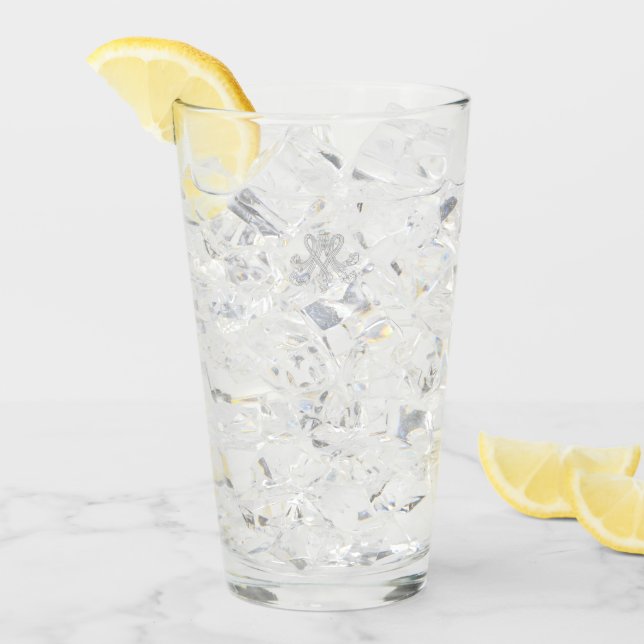 Marie Antoinette - Monogram - Royal Monogram Glass (Front Ice)