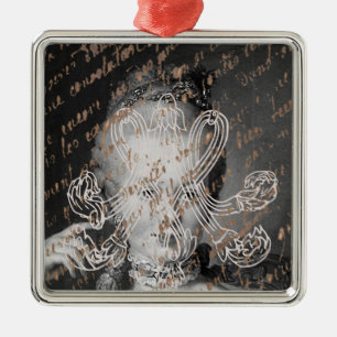 Marie Antoinette - Monogram - Royal Monogram Metal Tree Decoration